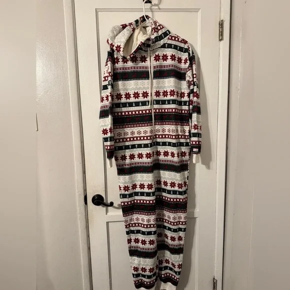 Fabletics Cozy Fleece Hooded Onesie Sz small tall - Picture 6 of 8